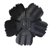 Flower Metal Wall Decor with Matte-Finished Petals