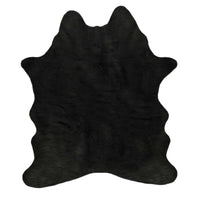 Faux Cowhide Rug 5 x 7 - Black