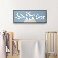 Little Man Cave Framed Wall Art