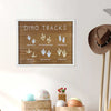 Dino Tracks Framed Wall Art