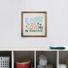 Square Dinosaur I Love You Wall Art