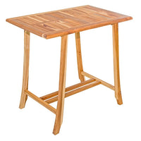 Compact Teak Dining Table in Natural Finish