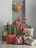 84" Merry Christmas Rectangle Tablecloth in Green