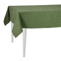 84" Merry Christmas Rectangle Tablecloth in Green