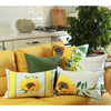 Set of 4 Square Autumn Vibes Sunflower Pillow Covers