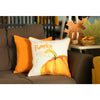 Set of 4 18" Pumpkin Pie Throw Pillow Cover in Multicolor