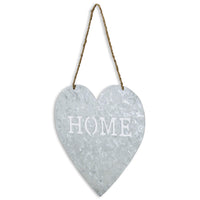 Home Gray Galvanized Metal Wall Art