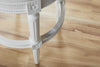 Modern Farmhouse White Swivel Bar Stool