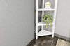 60" Bookcase with 2 Shelves in White