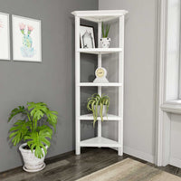 60" Bookcase with 2 Shelves in White