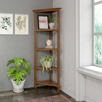 60" Bookcase with 3 Shelves in Walnut