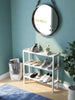 White Versatile Shoe Rack Shelving Unit