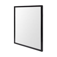 Rectangle Espresso Accent Mirror with Lakeside Design