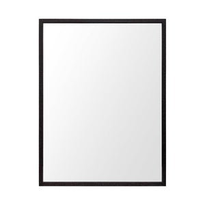 Rectangle Espresso Accent Mirror with Lakeside Design