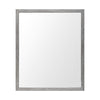 Rectangle Grey Accent Mirror with Driftwood Quality Frame