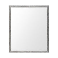 Rectangle Grey Accent Mirror with Driftwood Quality Frame