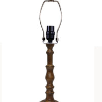 Brown Classic Candle Stick Shape Table Lamp Base