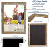 21"x27" Rustic White washed Picture Frame with Plexiglass Holder