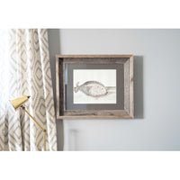 14"x18" Rustic Cinder Picture Frame with Plexiglass Holder