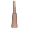 Contemporary Light Pink Metal Decorative Vase