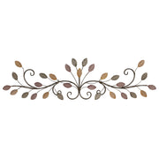 Multi Color Flowing Leaves Over the Door Wall Decor