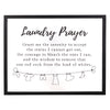 Black And White Laundry Prayer Wall Art