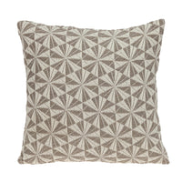 Pale Brown Pinwheels Throw Pillow