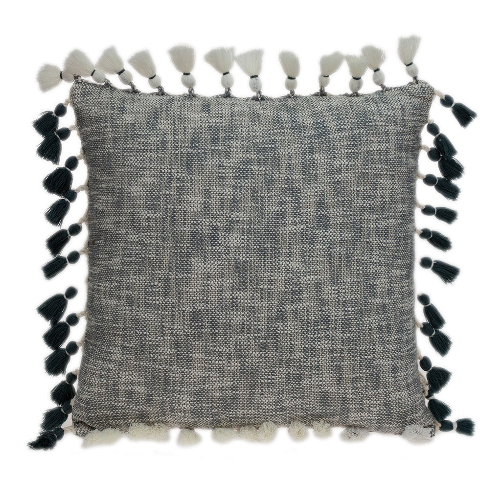 Slate Grey Throw Pillow