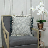 Slate Grey Throw Pillow