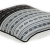 Black and White Abstract Accent Pillow