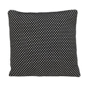 Super Black and White Check Throw Pillow