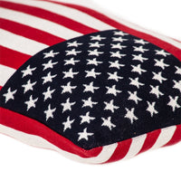 American Flag Lumbar Throw Pillow