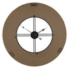 Industrial Chic Wood and Metal Wall Clock