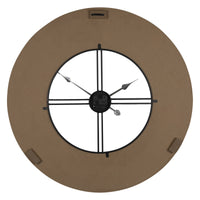 Industrial Chic Wood and Metal Wall Clock