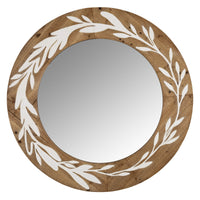 Darcy Carved Wood Wall Mirror