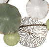 Water Lilies Metal Wall Decor