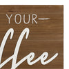 May Your Coffee Kick Wooden Wall Art