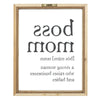 Black and White Boss Mom Wall Art