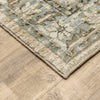 2'x3' Beige and Ivory Medallion Indoor Area Rug