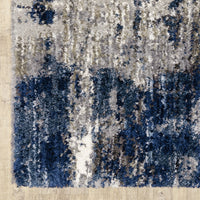 4'x6' Grey and Blue Grey Skies Indoor Area Rug