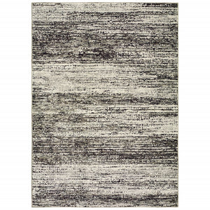 8'x10' Ash and Slate Abstract Area Rug