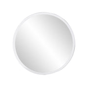 12" x 12" Minimalist Round Mirror with Beveled Edge