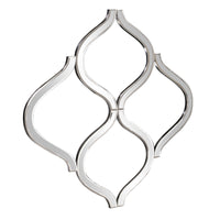 Interlocking Mirrored Curved Shapes with Beveled Edge