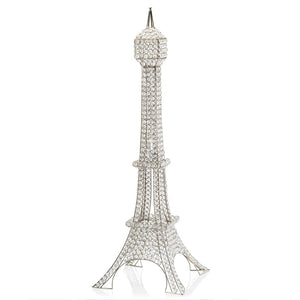 40'" Glam Bling Eifel Tower Tabletop Sculpture