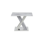 Elegant Marble Glass top End Table