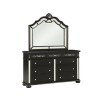 Black Heirloom Appearance Mirror with 5mm Beveled Glass