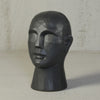 Geometric Ceramic Bust Large Matte Black