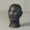 Geometric Ceramic Bust Small Matte Black