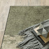 7' x 10' Brown and Gray Abstract Marble Squares Indoor Area Rug