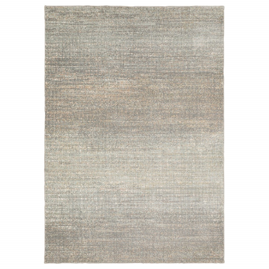 9' x 12' Gray Green Abstract Confetti Indoor Area Rug